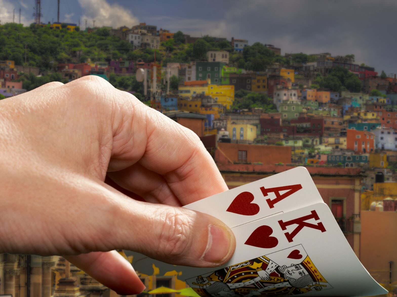 Poker hand Mexico